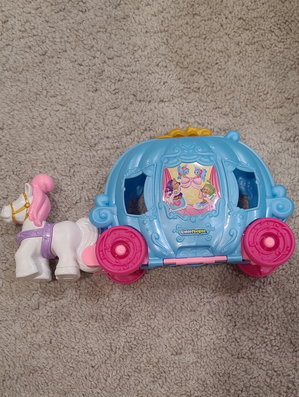 Little People Princess Cinderella Carriag
